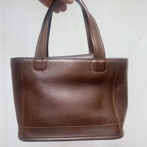 Vintage CoachBleecker Satchel No. 9303 in Mahogany Glove-Tanned Leather